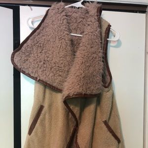 Tan and Brown Women’s Vest